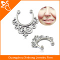 fashion nose piercing jewelry Indian nose ring tribal fake septum piercing